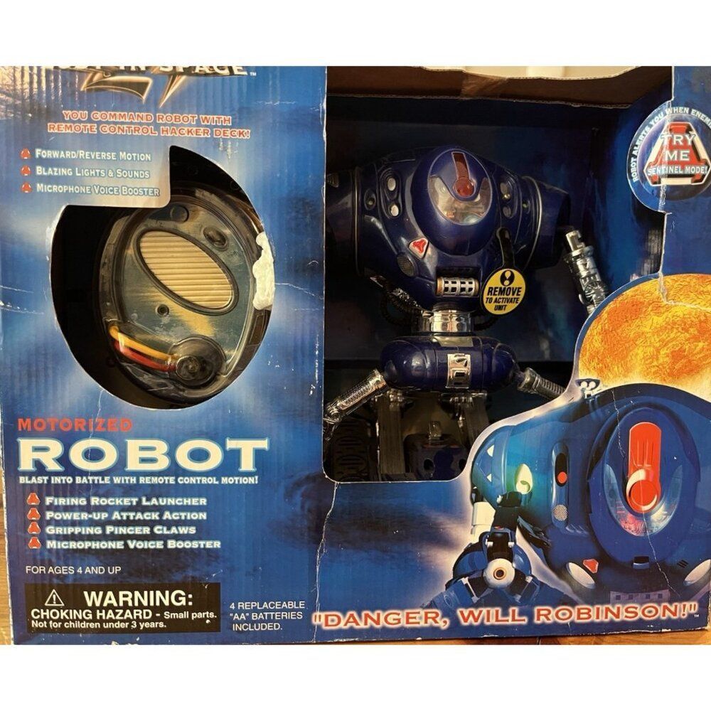 Vintage Lost in Space Total Control Motorized Robot Remote 1997 Trendmasters NEW